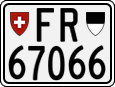 License plate of Switzerland, Motorcycles