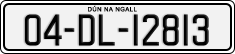 License plate of Ireland, Regular plates