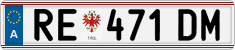 License plate of Austria, Regular plates
