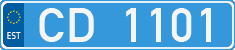 License plate of Estonia, Diplomatic