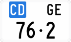 License plate of Switzerland, Diplomatic