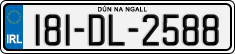 License plate of Ireland, Regular plates