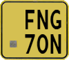 License plate of the Netherlands, Mopeds