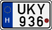 license plates of Hungary, Motorcycles (1990)