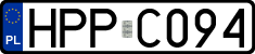 License plates of Poland, Authorities
