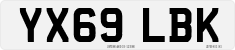 License plate of the United Kingdom, 2001 year system