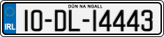 License plate of Ireland, Regular plates