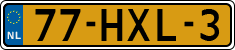 License plate of the Netherlands, Cars