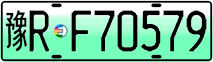 License plate of China, Electric vehicles