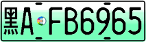 License plate of China, Electric vehicles