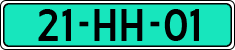 License plate of the Netherlands, Dealer (Regular)