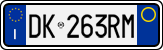 License plate of Italy, Cars (1994 year series)