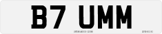 License plate of the United Kingdom, 1983 year system