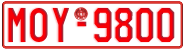 License plate of Greece, Tax-exempt vehicles