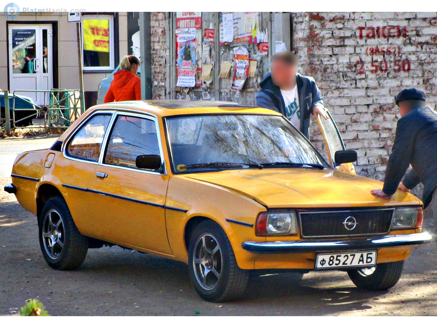 ф 8527 АБ, Opel Ascona 2nd gen 2-door Sedan (B), 1975–1981