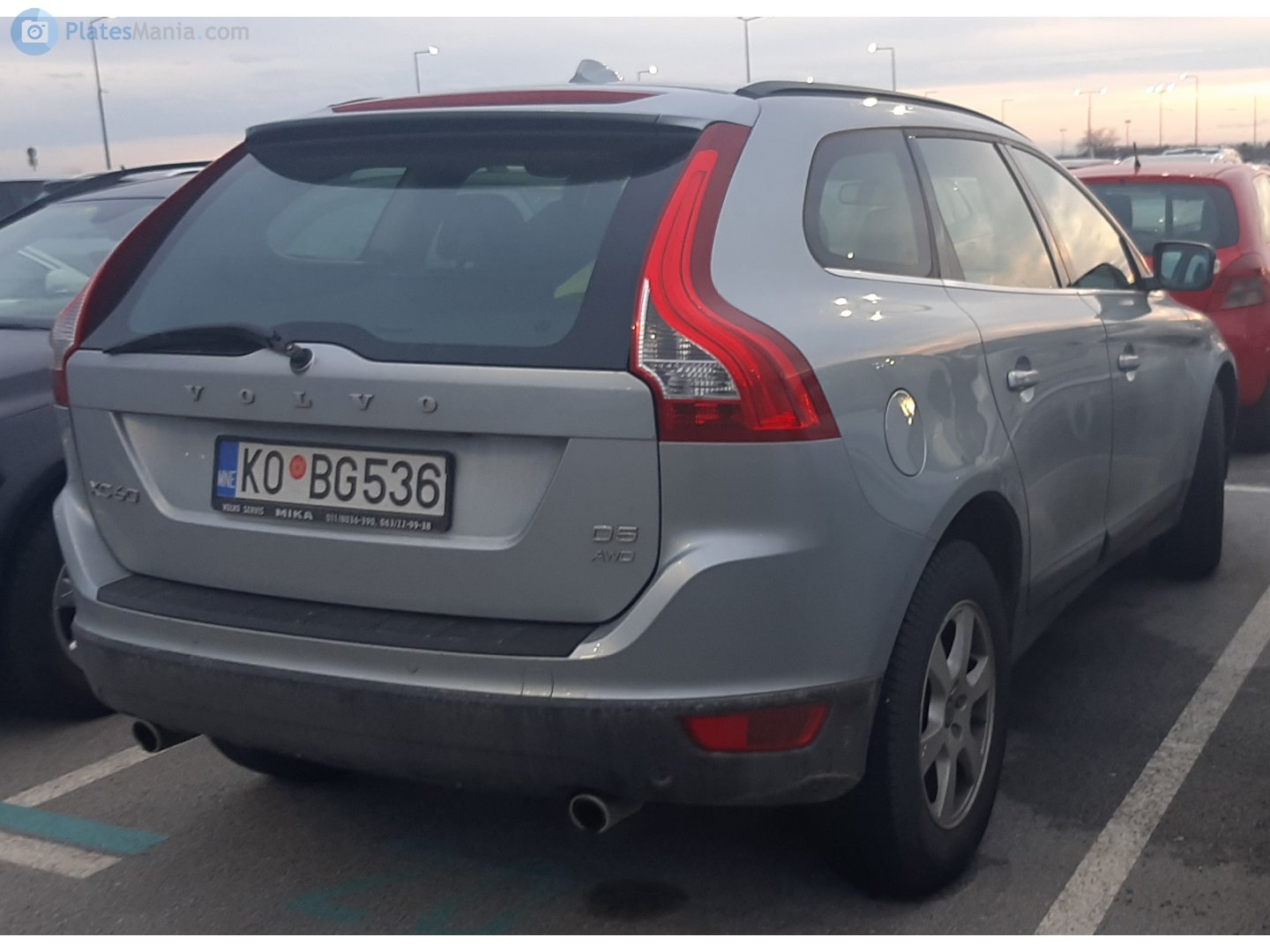 KO BG536, Volvo XC60 1st gen (156), 2008–2013