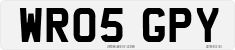 License plate of the United Kingdom, 2001 year system