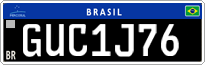 License plate of Brazil, Oldtimers (Mercosul)
