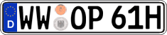 German license plate, Plates for oldtimers (type 