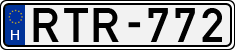 license plates of Hungary, Cars (1990)