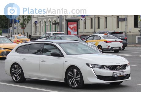 о451ав977, Peugeot 508