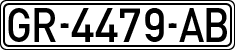 License plates of Spain, 1971 year series
