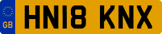 License plate of the United Kingdom, 2001 year system