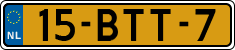 License plate of the Netherlands, Heavy Commercial Vehicles (1994 system)