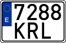 License plates of Spain, Ordinary (2000)