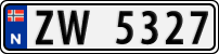 License plate of Norway, Trailers, motorcycles, special vehicles