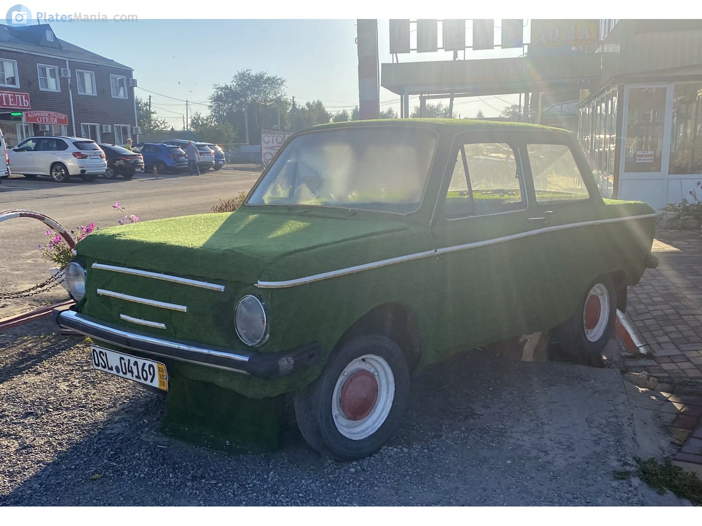 OSL 04169, License plate without vehicle 