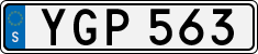 License plate of Sweden, Regular plates