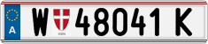 License plate of Austria, Regular plates