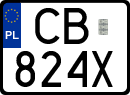 License plates of Poland, Special vehicles and motorcycles