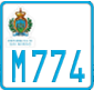 License plate of San Marino, Motorcycles