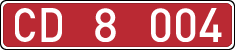 License plates of Spain, Diplomatic