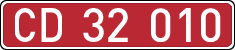 License plates of Spain, Diplomatic