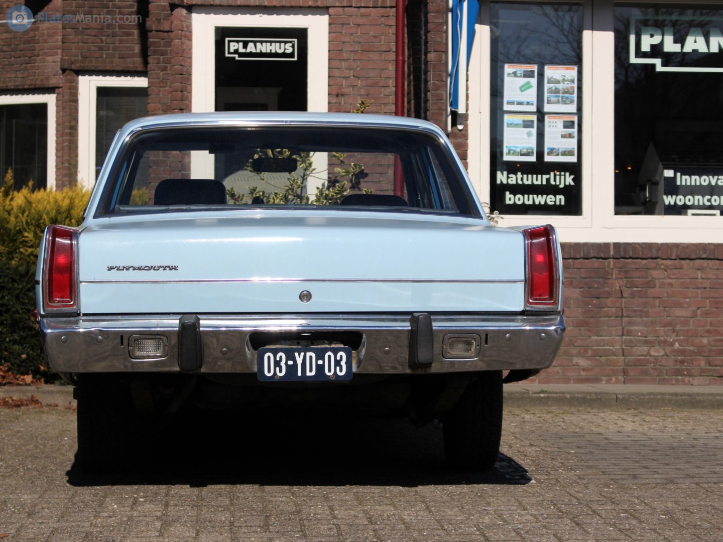 03-YD-03, Plymouth Valiant 3rd gen 1973 4-door Sedan (JV1/JV2; A-body), 3rd facelift, 1972–1973