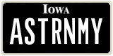 Iowa, Vanity Plates
