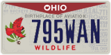 Ohio, Specialty plates (123ABC)