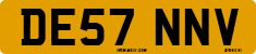 License plate of the United Kingdom, 2001 year system