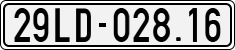 License plate of Vietnam, Specialty plates