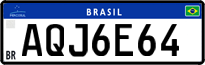 License plate of Brazil, Private owners (Mercosul)