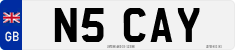 License plate of the United Kingdom, 1983 year system