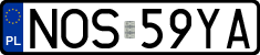License plates of Poland, Regular car plates