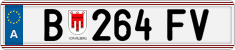 License plate of Austria, Regular plates