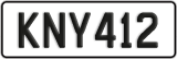 License plate of New Zealand, ABC1(23)