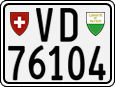 License plate of Switzerland, Motorcycles