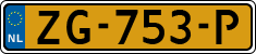 License plate of the Netherlands, Cars