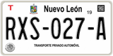 Nuevo León, Cars (AAA-000-A)
